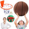 Shafaja The Original Silent Basketball 2.0, Silent Basketball Dribbling Indoor, Dribble Dream Supreme Silent Sports Basketball Size 7/5/3 (Brown, Size 5 (Youth))
