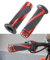 Flaconi 2PCS Motorrad Griffe,Gasgriff Motorrad,Gasgriff,Motocross Griffe,Motorrad Lenkergriffe,Motorrad Gas Handgriffe,Pro Taper Griffe,Scooter Griffe,Geeignet für Motorräder (Rot)
