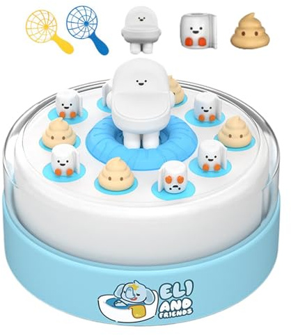 Générique Spiel auf der Toilette – Bounce and Catch Game | Form Das Spiel des Sitzvorstands | Gesellschaftsspiele für die Familie | Toilettenspielzeug zum Poppen | Rotation Pop and