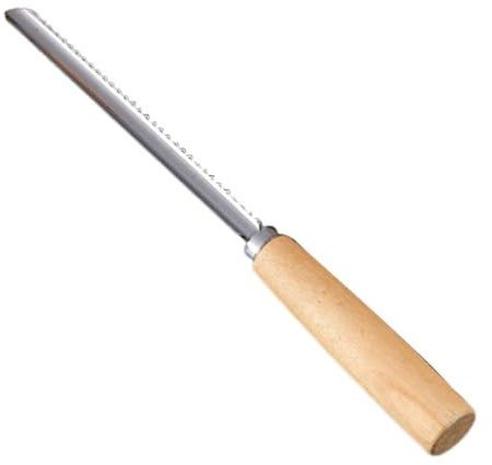 Herramienta descorazonadora de cocina – deshuesador de peras de acero inoxidable – Descorazonador manual con mango de madera para descorazonar, cortar, cocinar y exprimir zumos de cocina