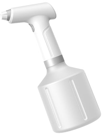 Croovepi Botella eléctrica con atomizador – Mister eléctrico para plantas, portátil, recargable por USB, 1 litro, para jardín, jardín, limpieza, lavado, césped, patio, fertilización
