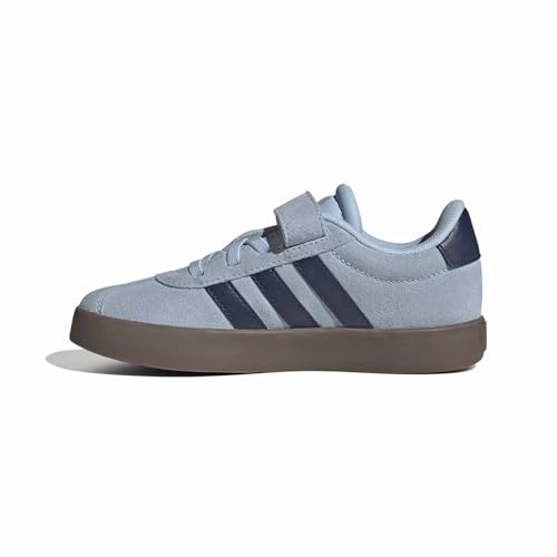 adidas Unisex Kinder Vl Court 3.0 Kids Shoes, Clear Sky/Night Indigo/GUM5, 33 1/2 EU