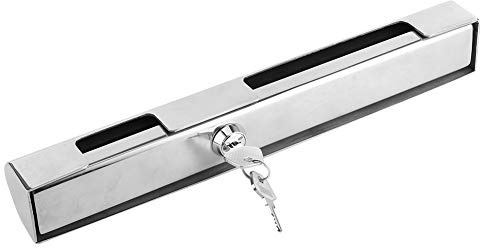 Fockety Marine-Außenbordmotor-Motorschloss HiSecurity Edelstahlschloss mit 2 Schlüsseln für Außenbord-Hardware