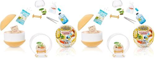 MGA's Miniverse Make It Mini Nature Series 2 - Mini-Sammlerstücke, DIY-Spielset, Basteln mit Harz, Nachgebildete Pflanzen, Tiere, Blumen für Sammler & Kinder ab 8 Jahren, Nicht ESSBAR (Packung mit 2)