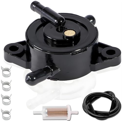 Qiuwanzia Kraftstoffpumpe für Kawasaki FR FS FX FS481V FS541V FS600V | FS651V FS691V Vergaser für JD WG32A, WG36A, WG48A, WH36A Rasenmäher-Kraftstoffpumpe 49040-7008