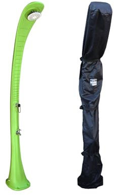 Formidra - Pack Douche Solaire Cobra 32L avec Housse - Vert - Douche extérieure Piscine et Jardin - DS-C720VECOV - 30 x 34 x 217 cm
