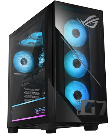 ASUS ROG G700 (2026) Gaming Desktop PC, processore Intel® Core™ Ultra 7 265KF, NVIDIA® GeForce RTX™ 5070, 1TB M.2 NVMe™ PCIe® 4 SSD, 32 GB DDR5 RAM, Windows 11 Home, G700TF-AB76
