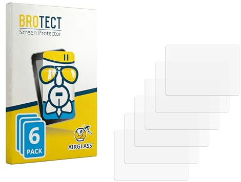 BROTECT 6 Stück Schutzglas für URPIZY TFO1U KT Instrument Schutzfolie Panzer Folie Glas[Extrem Kratzfest 9H, Anti-Fingerprint, Ultra-Transparent]
