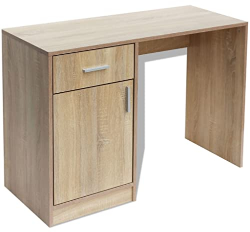 vidaXL Scrivania con Cassetti ed Anta Porta PC Ufficio Camera 100x40x73 cm