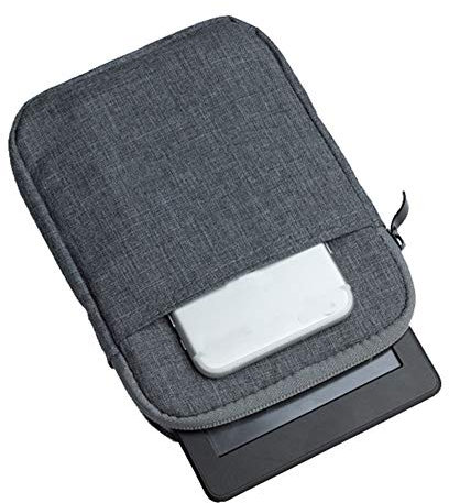 Etui Housse Pochette en Nylon pour Amazon Kindle Paperwhite/Kindle Voyage 6/6 inch Kindle Oasis/Toute Nouvelle Liseuse Kindle,Gris Foncé