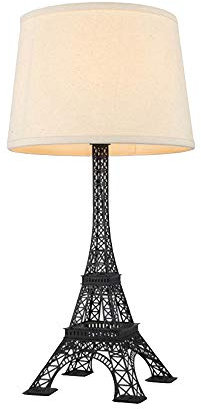 Tour Eiffel Lampe De Table Porte-Lampe En Fer Forgé Style Européen La Créativité Moderne Éclairage D'art Bar Magasin De Vêtements Chambre À Coucher Salle D'étude Lampe De Chevet (Φ30 * H60)
