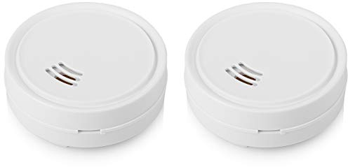 SMARTWARES Mini Wassermelderset Ø 6,3cm mit lautem 85dB Alarm, Schutz vor Wasserschäden