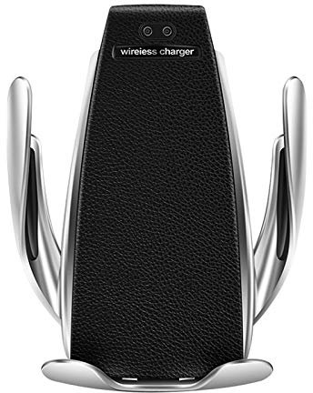 FREESOO Chargeur sans Fil de Voiture Intelligent et Automatique, Support de téléphone Portable, antidérapant, Chargeur sans Fil, pour iPhone X 8, Plus Samsung Note Samsung Galaxy Note Huawei ect