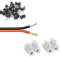 electrosmart Speaker Cable Extension Kit – Includes Red/Black 2 x 0.5mm2 Cable - Black Clips - Speaker Cable Joining Block (10m)