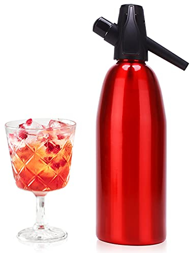 mlloaayo Soda Maschine Soda Siphon CO2 Spender Wasserblasengenerator Cool Drink Cocktail Soda Maschine für Home Bar