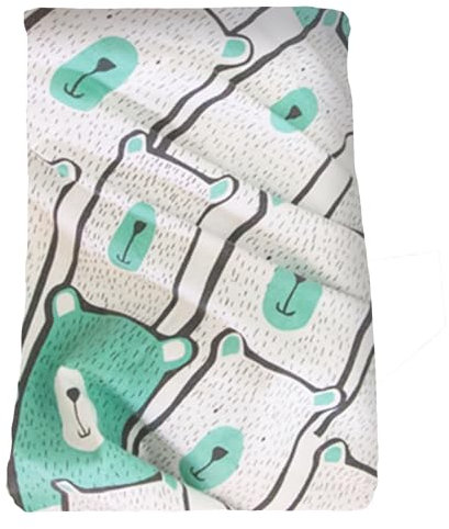 BABY LOVES SLEEP Koala HugsWickeldecke - Wickeltuch für Baby 0-3 Monate - Baby Wickeltuch - Minty Bears
