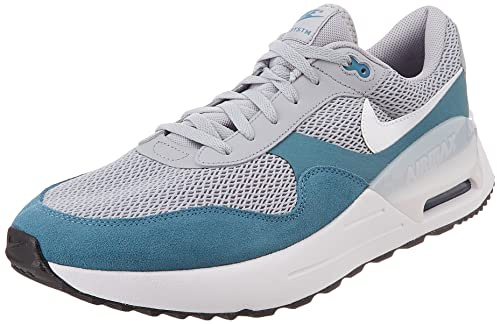 NIKE DM9537-006 Air Max SYSTM Sneaker Male Wolf Grey/White-Noise Aqua-Black UK 7