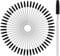 vgggrd 50 Stück Einweg Wimpernbürste, Kosmetik Pinsel für Wimpern und Augenbrauen, Einweg Mascara Zauberstäbe für Beauty-Salon und Hausgebrauch (Transparent Schwarz)