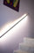 InCasa Handlauf Durchmesser 20 mm, Länge: 390 cm, gebürsteter Edelstahl mit Led cob, Farbe Naturweiß – Belastung bis 80kg – komplett