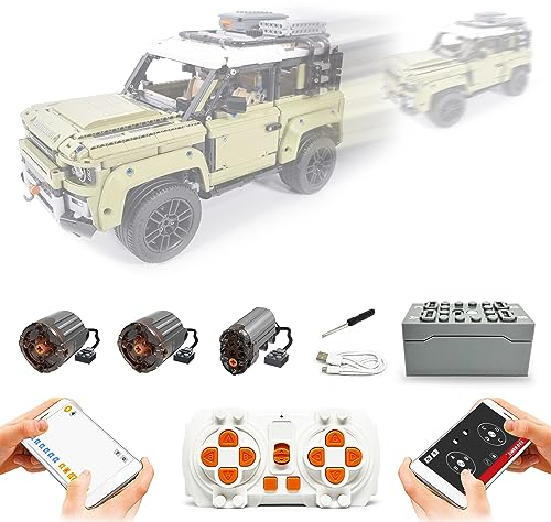 Technik Power Motoren Set für Lego 42110 Land Rover Defender(Nicht Enthalten Modell)