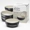 Töchter & Söhne | Mia Poké Schale, für 4 Personen, 4-teiliges Steinzeug Ramen Schüssel Set, Bowls Set im cleanen Stil für den perfekt gedeckten Tisch (Weiß)