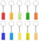 XKSOCT 10 Pièces Construction en Brique Porte-clés de Porte-clés Pendentif Cadeaux De Décoration(Rouge Orange Jaune Jaune Clair Beige Vert foncé Vert fruité Vert Clair Bleu Saphir Bleu Clair)
