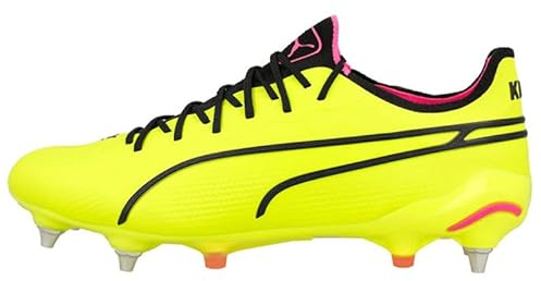 PUMA King Ultimate MxSG Eclipse gruenschwarzrosa, 43 Unisex