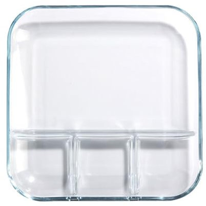 Nchdewui Assiette Compartiment Adulte, Plateau Compartiment pour Adultes Et Enfants, Four à Micro - Ondes Et Lave - Vaisselle