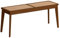 Sitzbank im japanischen Bauernhaus-Stil, Eschenholz und Rattan, 99,8 cm, modern, kompakt, für Schlafzimmer, Wohnzimmer, Esszimmer, Eingangsbereich, Walnussholz