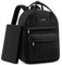 LOVEVOOK Wickelrucksack Baby Wickeltasche Rucksack mit Wickelunterlage Lässig Diaper Bag mit Kinderwagengurte Windeltasche Groß Kliniktasche Geburt Babytasche für Mama und Papa Schwarz