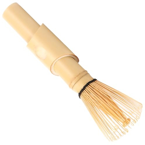 Matcha Whisk Bamboo with Long Handle Handcrafted Bamboo Chasen Traditional Japanese Chasen Matcha Stirrer Chasen Preparing Matcha Powder Brush Tool Japanese Tea Ceremony Tool