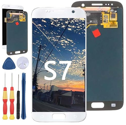 Yuxyiony Pantalla de repuesto para Samsung Galaxy S7 G930 G930F LCD y accesorios de herramientas de repuesto