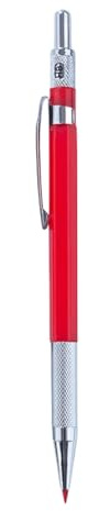 Porte-mine ergonomique en ABS pour dessin et écriture 2 mm avec recharge colorée