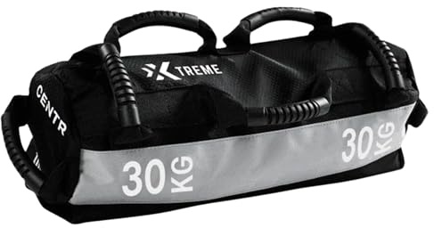 Xtreme Fitness SandBag 5-30 kg, Robuster PVC Gewichtssack mit Griffen | Vielseitiger Power Bag für Funktionelles Training, CrossFit, Hyrox Workouts, Kraft & Ausdauer, Sand Nicht enthalten