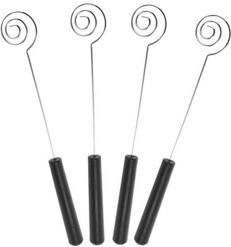 SEWOART Küchengarnierwerkzeuge 4er Set aus Edelstahl, hitzebeständig und kompakt für Fondue und kreatives DIY in der Küche