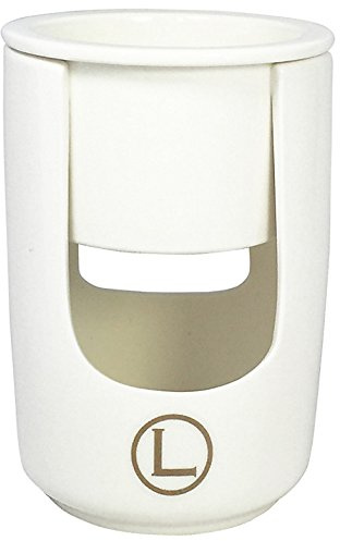 Lily Flame Scented Wax Melt Warmer - Ceramic White (boxed)