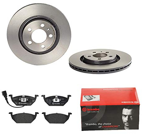 2 Bremsscheiben belüftet 280 mm + Bremsbeläge Vorne von Brembo Innenbelüftet (1420-53482) Bremsensatz Bremsanlage Bremsen-Kit,Bremsenset, Bremsscheiben, Bremsbeläge, Bremsen-Set, Beläge, Bremsbelag,