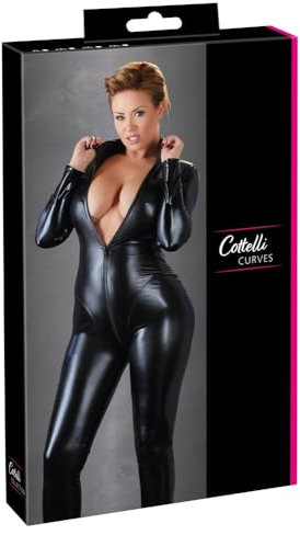 Cottelli Collection Plus Overall langarm, 3XL