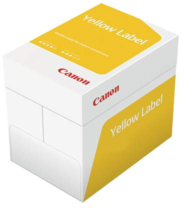Canon Yellow Label Print Inkjet Papier A4 (210 x 297 mm), Weiß, für Tintenstrahldrucker (210 x 297 mm), Laser/Inkjetdrucker, 80 g/m², PEFC Certified, 500 Blatt)