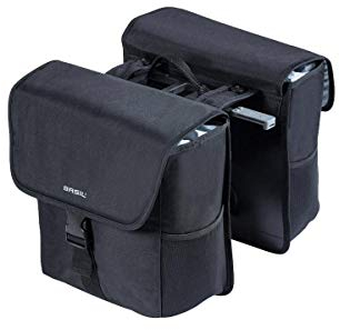 Basil B.V. Unisex – Erwachsene Packtaschen-2179231425 Packtaschen, Schwarz, 32 l