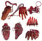 XONOR Piedi di Mani recise sanguinanti False di Halloween Parti del Corpo rotte per la Decorazione del Partito di Zombie di Halloween della casa stregata (7 Pezzi)