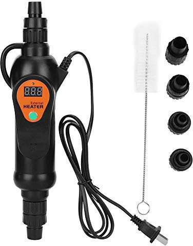 Jadpes Aquarium Fish Tank Heater Rod Chauffe-Eau, Aquarium Externe réglable température contrôleur Chauffe-Eau Rod pour Fish Tank 220 V(EH-300)