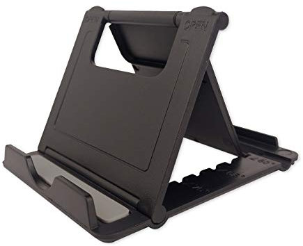 Generisch Ständer Tablet Halterung für Zuhause und Büro - Kompakt Faltbar Handy Halter Kompatibel mit iPad Air 3, Pro, Mini, MediaPad, Surface Pro 7, Galaxy Tab, iPhone 11