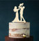 Cake Topper, Tortenstecker, Tortenfigur Acryl, Hochzeit Paar mit Kind Hochzeitstorte (Creme/Elfenbein) Art.Nr. 5343