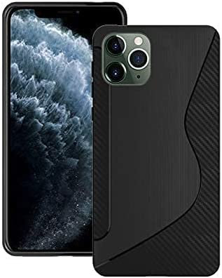 Per IPHONE 11 Pro Compatibile Con Silicone Gel Sottile Forte Resistente Agli Urti IN Nero Custodia Cover
