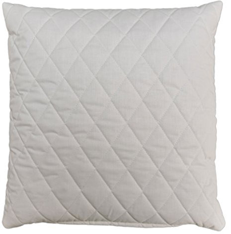 Giraffenland Coussin à l´épeautre Bio 40x40cm Tissu matelassé Blanc, Directement rempli de balles d´épeautre Issue de l´Agriculture Biologique contrôlée
