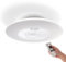 M mimotec - Ventilador de Techo Led Withline con luz y Mando a Distancia, Bajo consumo, motor AC, 3 velocidades,5 Aspas,con APP