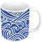 Fabulous Mug Céramique Vague de l'Ocean Motif Minimaliste Japonais Moderne Hokusai Simple