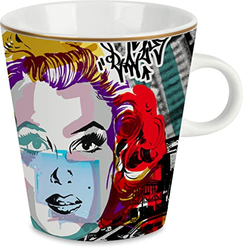 Baci Milano mug in porcellana - MARILYN collezione Street Art