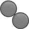 AERZETIX - C66078 - Lot de 2 grilles Mailles Filets de Protection pour Haut-Parleur/boîtier Caisson/subwoofer - diamètre 308 mm - Couleur Noir - Musique sonorisation Voiture Auto Enceintes